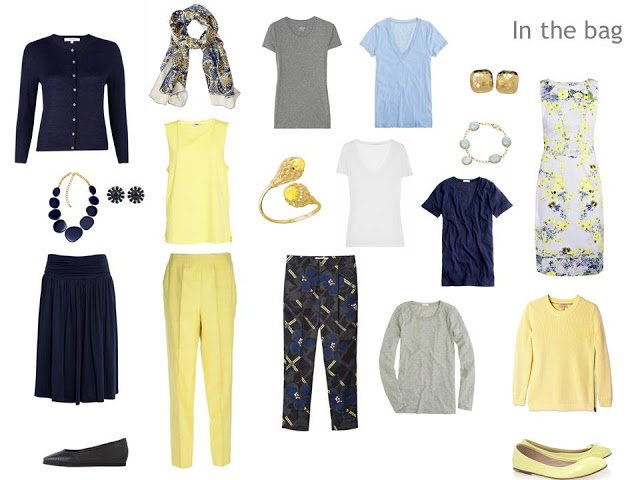 A Travel Capsule Wardrobe - Packing for April in Paris, in navy ...