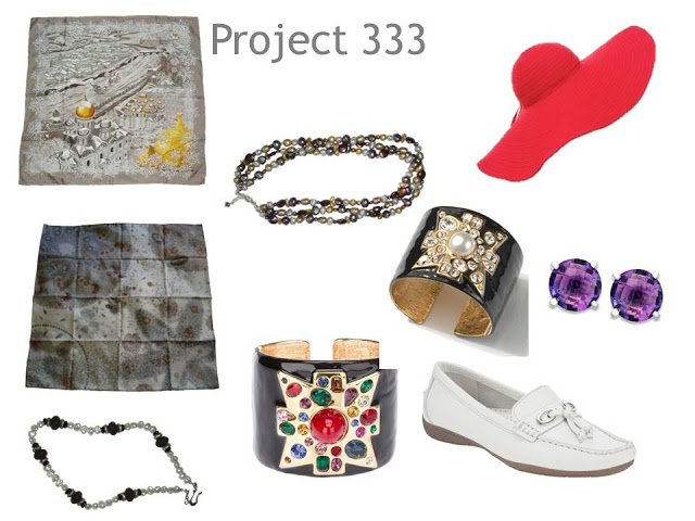 Accessories worn in 1 month of Project 333