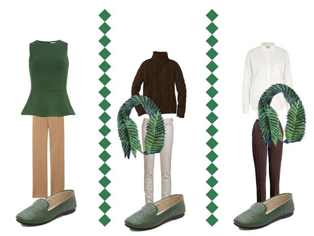 Capsule Wardrobe Emerald(ish) and a Common Warm Wardrobe - The Vivienne