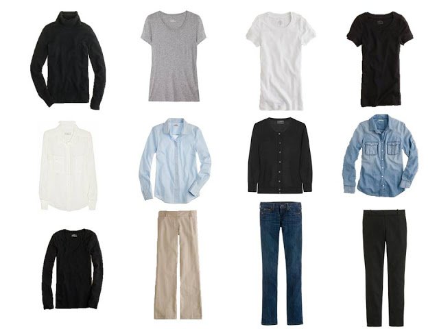 12 piece basic neutral capsule wardrobe,Minimalist Wardrobe, common wardrobe, basic wardrobe, 12-piece wardrobe