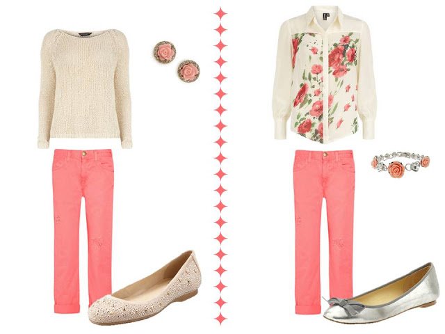 How to Wear Pink Jeans - The Vivienne Files