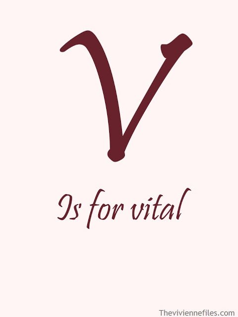 V is for Vital poster