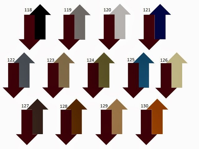 13 combinations of a secondary neutral color with maroon or burgundy