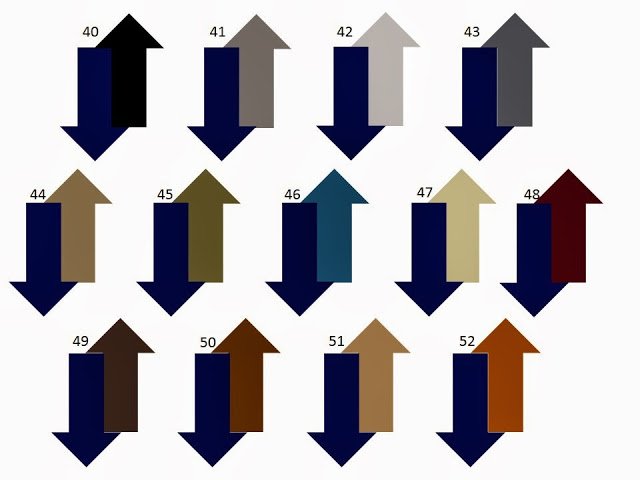 13 combinations of a secondary neutral color with navy