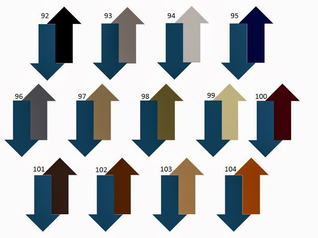 13 combinations of a secondary neutral color with petrol blue