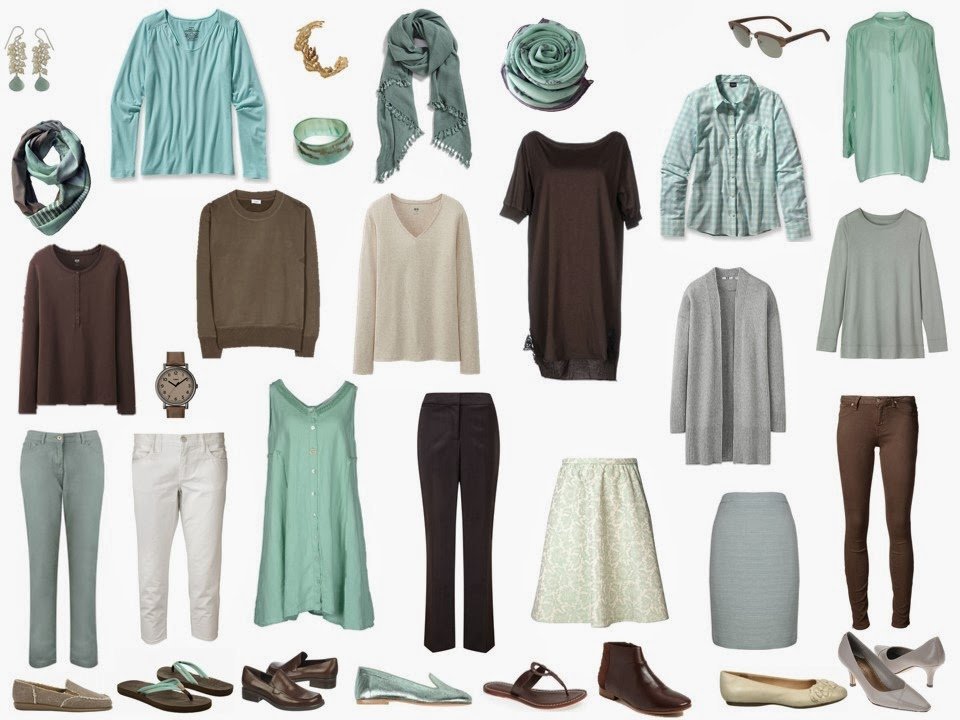 travel capsule wardrobe based on Lake Lucerne by Albert Bierstadt