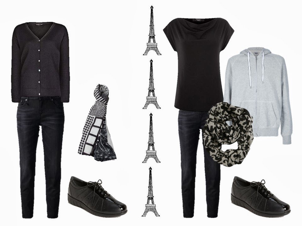 Casual, classic outfits to wear in Paris