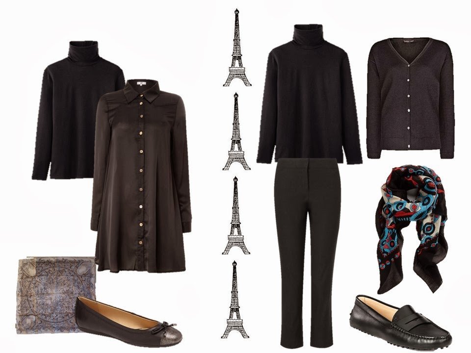 Casual, classic outfits to wear in Paris