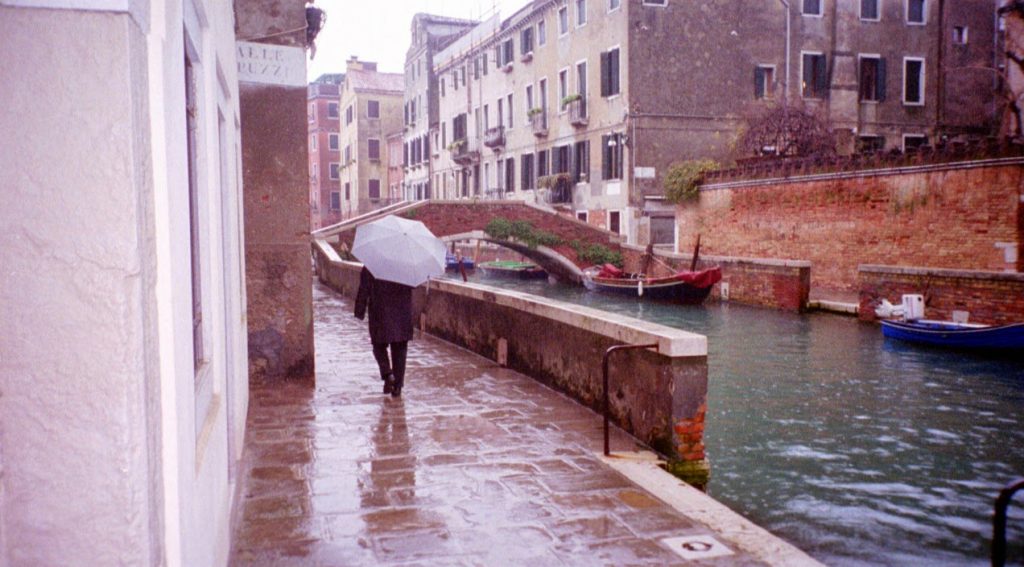 Venice late autumn aqua alta