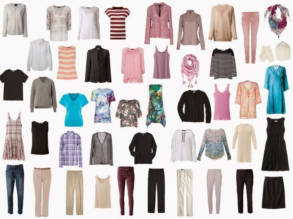 the total capsule wardrobe from Ma To-Do List: Dressing