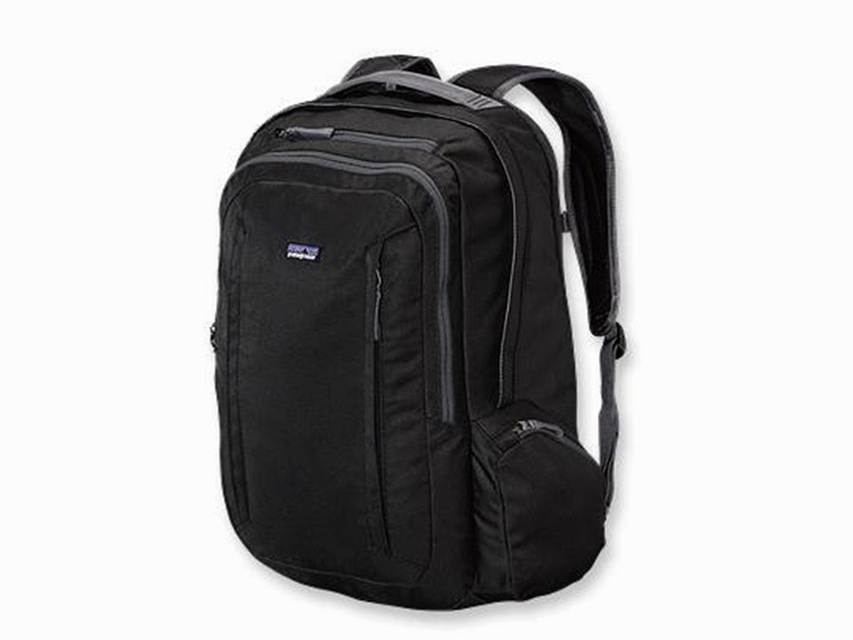 black Patagonia backpack