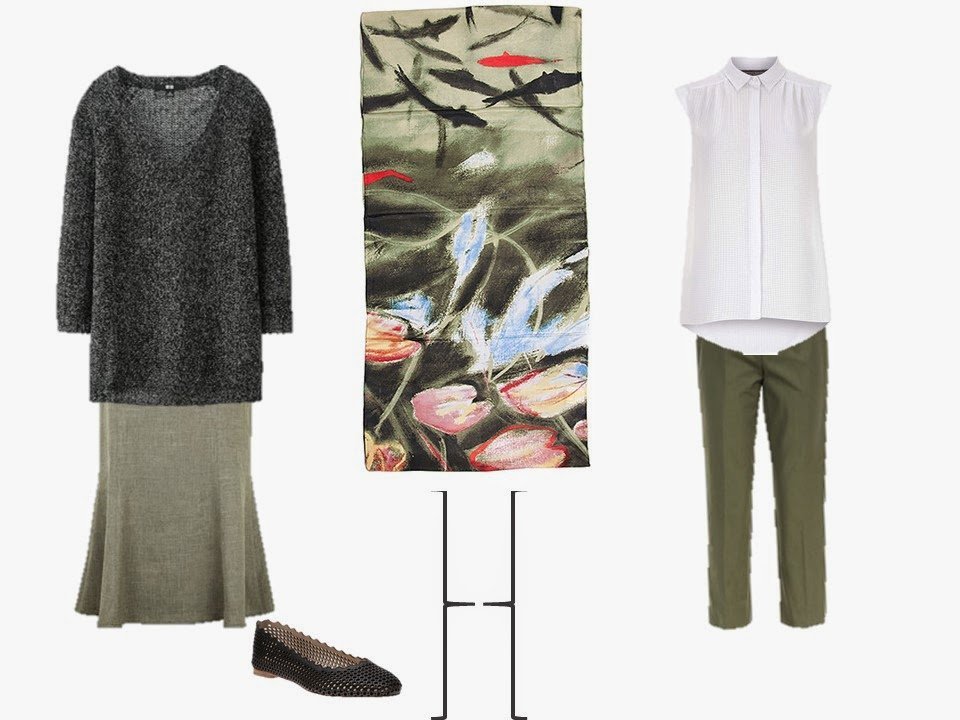 outfits using olive green