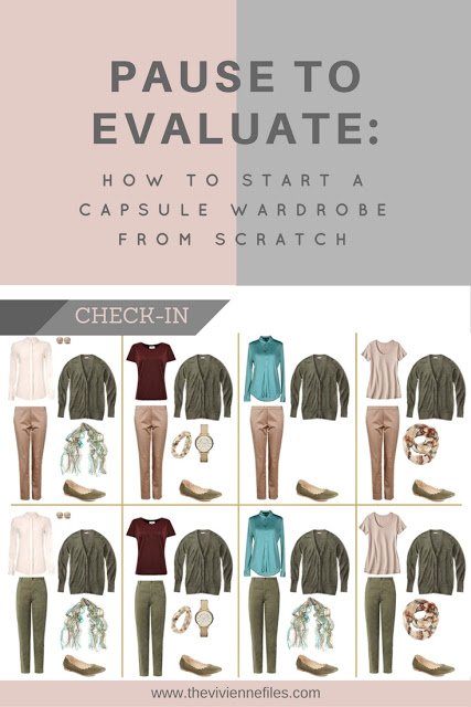 How to build a capsule wardrobe from scratch - A pause to evaluate our clothes.