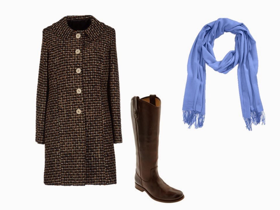 How to build a capsule wardrobe from scratch - step 11 - a winter coat, boots, and scarf