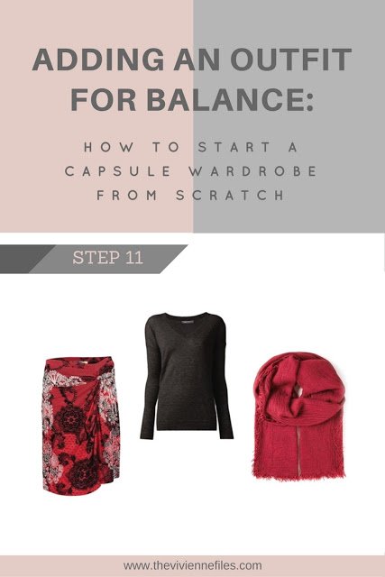 How to build a capsule wardrobe from scratch - step 11 - an outfit for balance