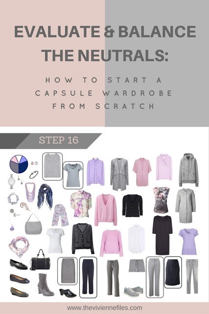 How to build a capsule wardrobe - step 16 - evaluate and balance neutral colors