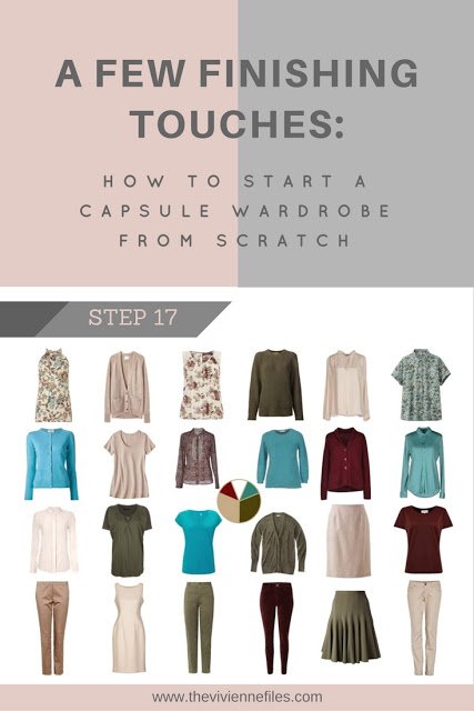 How to build a capsule wardrobe from scratch - step 17 - finishing touches