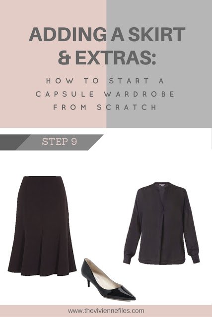 How to build a capsule wardrobe from scratch - step 9 - add a skirt