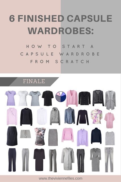 How to build a capsule wardrobe from scratch - 6 finished wardrobes