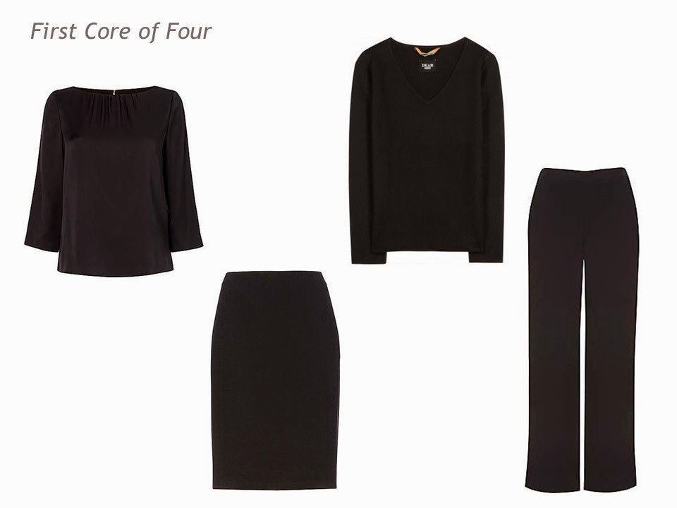 A Four by Four Capsule Wardrobe in Black, Grey, Camel and Cream - The ...