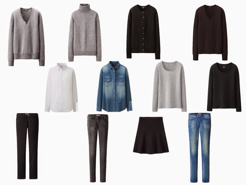 The French 5-Piece Wardrobe + A Common Capsule Wardrobe: Shades of blue ...