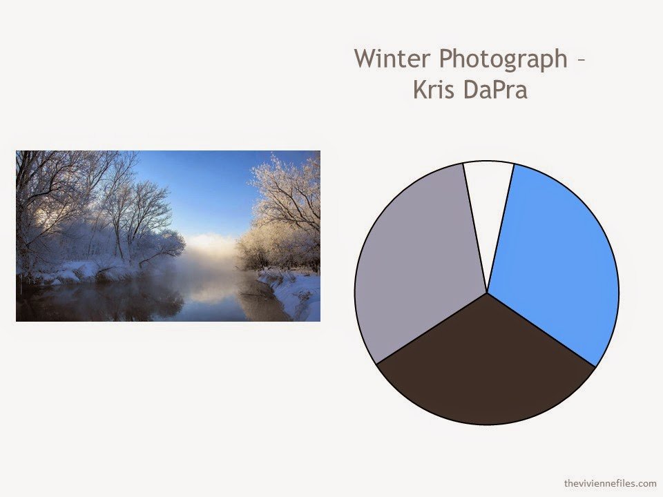 A color scheme based upon a winter photograph by Kris DaPra