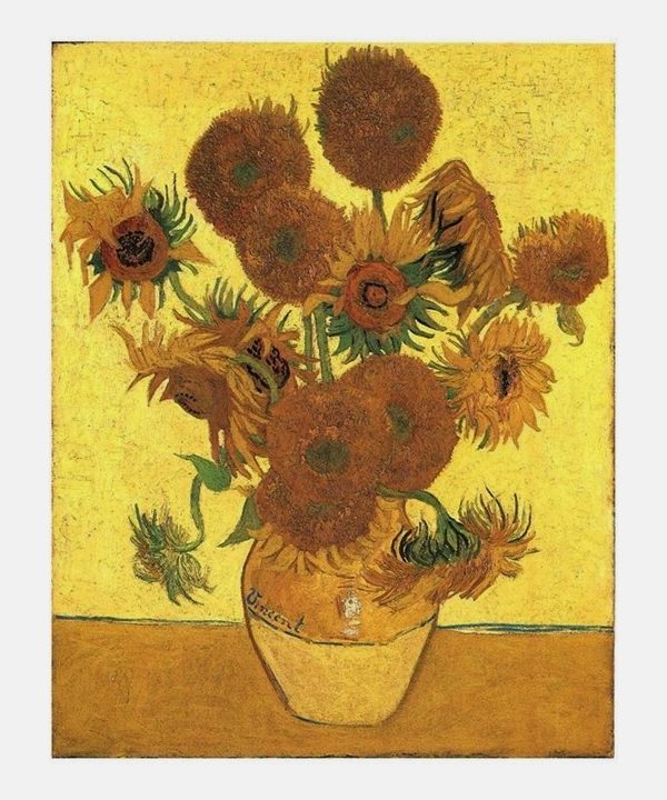 Still Life: Vase with Fifteen Sunflowers by Vincent Van Gogh