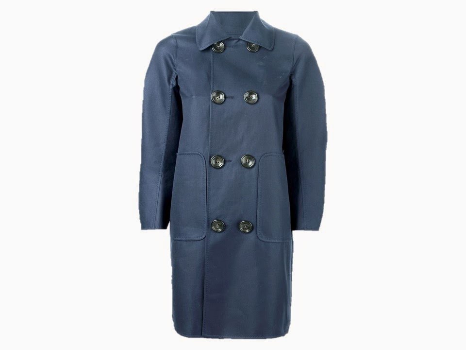 Slate blue or smoky blue coat from Dsquared2
