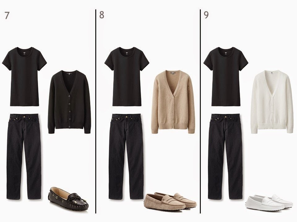 black jeans and a black tee shirt with a neutral cardigan and neutral shoes black jeans and a black tee shirt with a neutral cardigan and neutral shoes