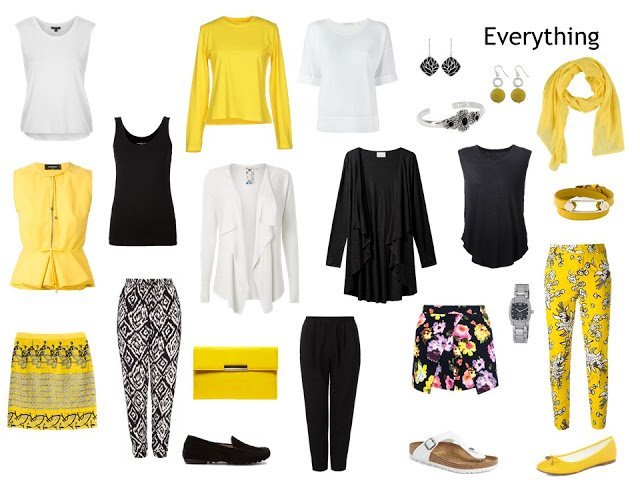 travel capsule wardrobe 