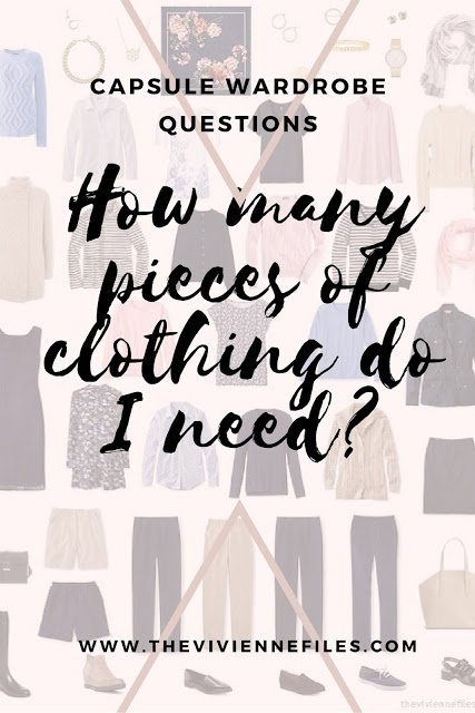 How many pieces of clothing do I need in my Capsule Wardrobe?