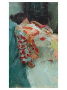 Silk Robe by Johanna Harmon