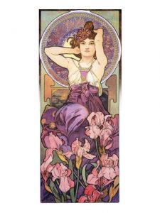 Amethyst by Alfons Mucha