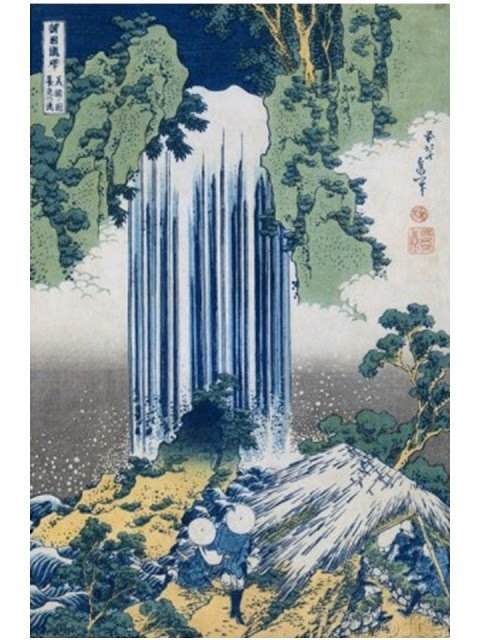 Yoro Falls in Mino Province by Katsushika Hokusai