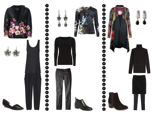 Mixing Black and Florals - The Vivienne Files