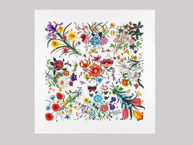 gucci flora scarf