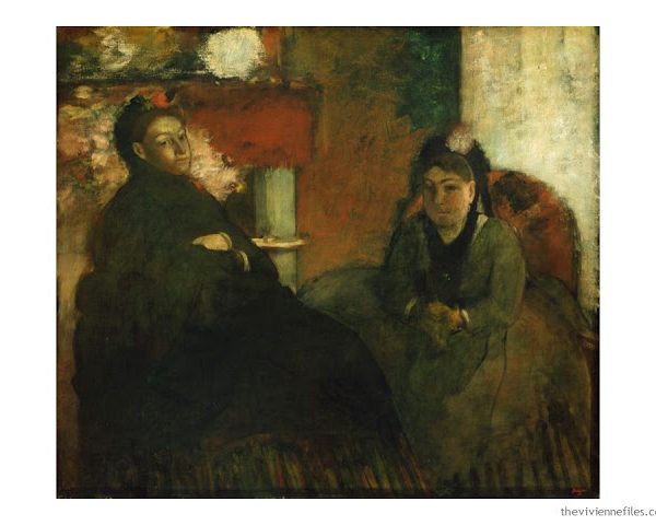 Portrait of Madame Lisle and Madame Loubens by Degas