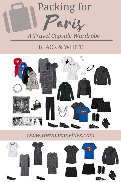 How to Pack a Travel Capsule Wardrobe for Paris, France with 3 dresses