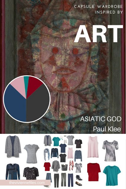 How to Build a Capsule Wardrobe by Starting with Art: Asiatic God by Paul Klee