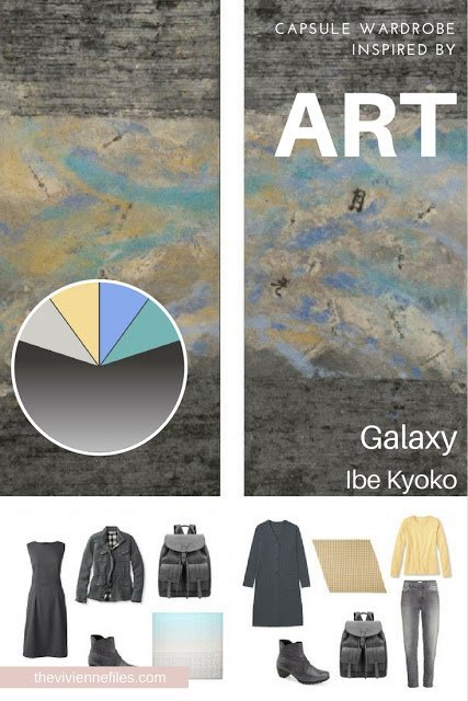 How to Build a Travel Capsule Wardrobe by Starting with Art: Galaxy by Ibe Kyoko