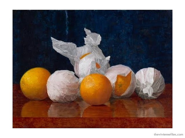 How to Build a Capsule Wardrobe by Starting with Art: Wrapped Oranges by William J. McCloskey