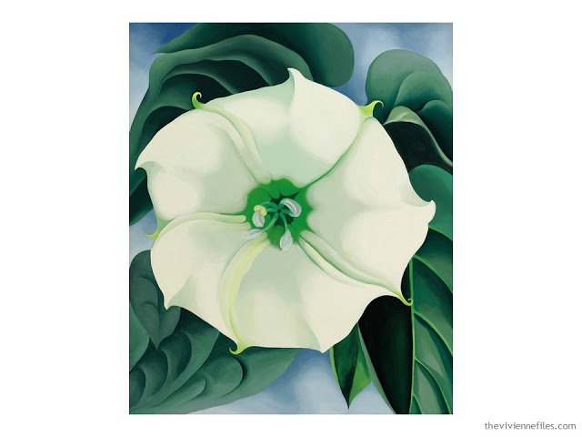 How to Build a Capsule Wardrobe by Starting with Art: Jimson Weed/White Flower No. 1 (1932) by Georgia O'Keeffe