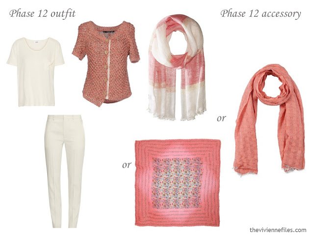 How to Build a Capsule Wardrobe of Accessories in a Lime, Coral, Beige and Cream color palette