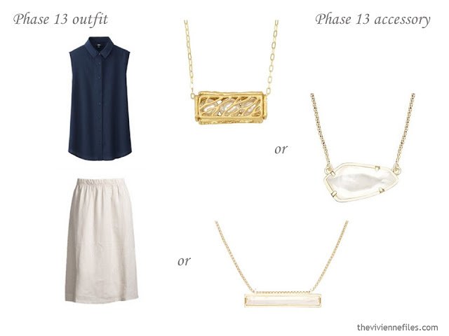 How to Build a Capsule Wardrobe of Accessories in a Navy, Beige, Turquoise and Yellow color palette