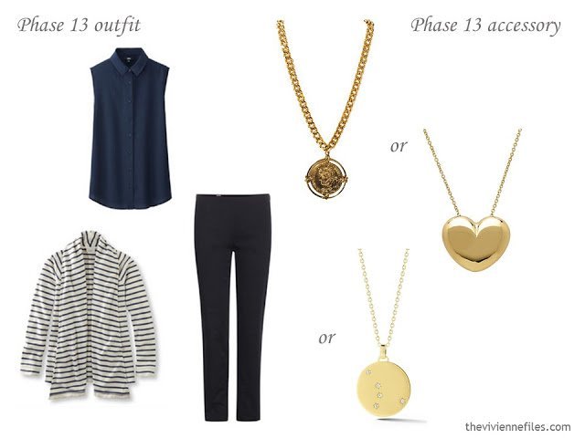 How to Build a Capsule Wardrobe of Accessories in a Navy, Beige and Poppy color palette