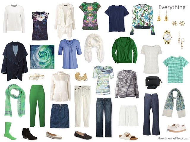 How to Build a Capsule Wardrobe by Starting with Art: Jimson Weed/White Flower No. 1 by Georgia O'Keeffe Part 2