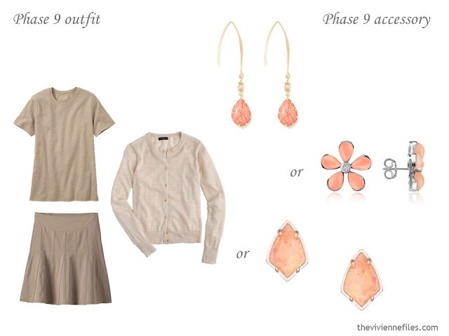 How to Build a Capsule Wardrobe of Accessories in a Lime, Coral, Beige and Cream color palette