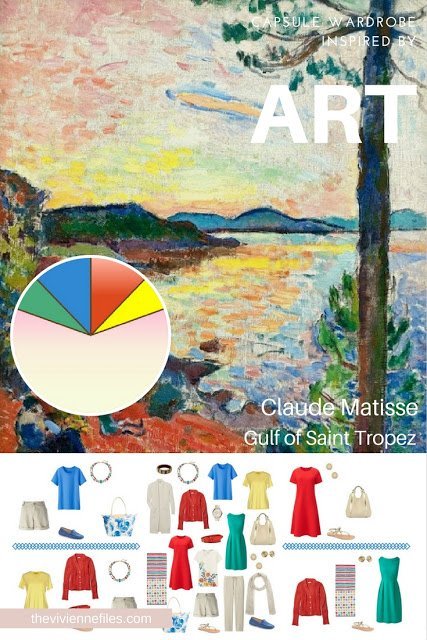 How to Build a Travel Capsule Wardrobe by Starting with Art: Gulf of Saint Tropez by Claude Matisse