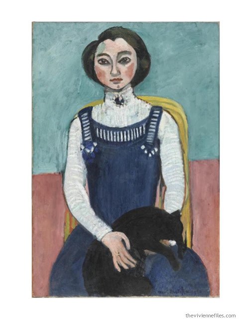 Building a Capsule Wardrobe by Starting with Art: Marguerite au Chat Noir by Henri Matisse