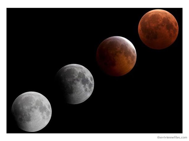 Building a Capsule Wardrobe by Starting with Art: Lunar Eclipse Montage by Dr. Robert Vanderbei